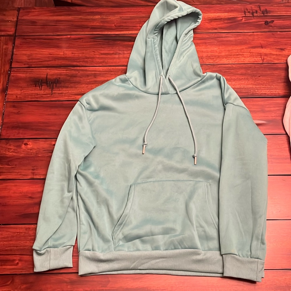 green shein hoodie size medium